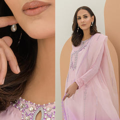Ivory Cascade Drop Earrings – Pearl & Crystal