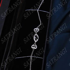 Daimond heart bracelet