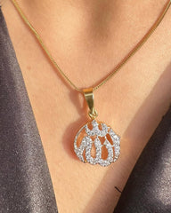 ALLAH Name Pendant Collection – Crystal Embellished