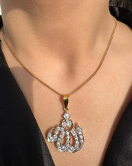 ALLAH Name Pendant Collection – Crystal Embellished