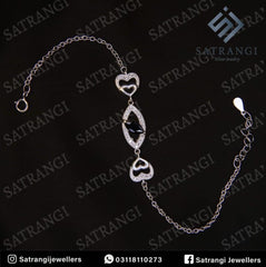 Daimond heart bracelet