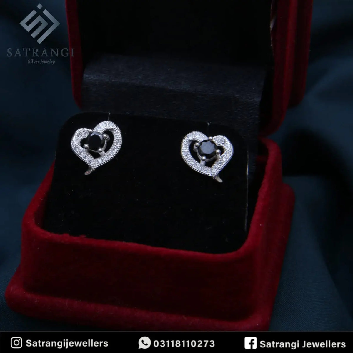 heart studs